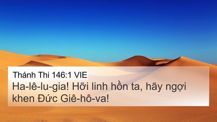 Thánh Thi 146:1 VIE Bible Verse Image