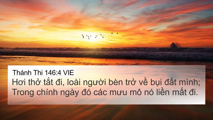Thánh Thi 146:4 VIE Bible Verse Image