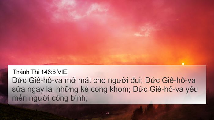 Thánh Thi 146:8 VIE Bible Verse Image