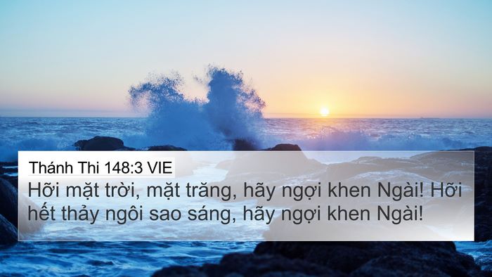 Thánh Thi 148:3 VIE Bible Verse Image