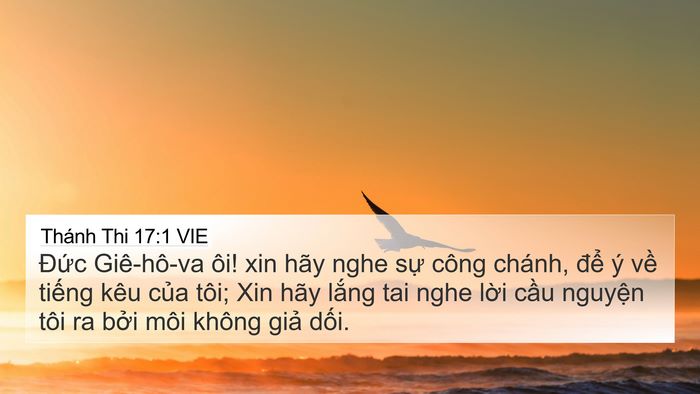 Thánh Thi 17:1 VIE Bible Verse Image