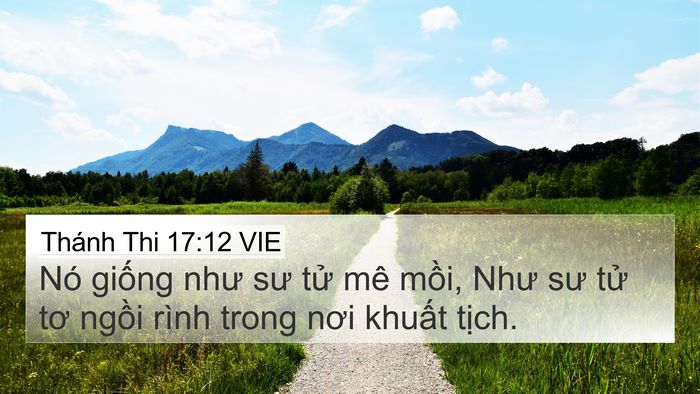 Thánh Thi 17:12 VIE Bible Verse Image