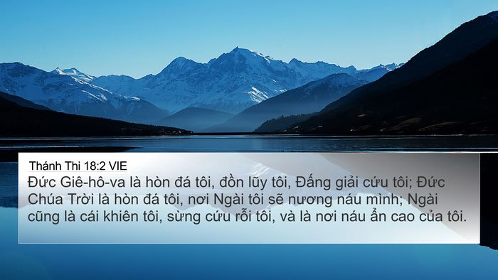 Thánh Thi 18:2 VIE Bible Verse Image