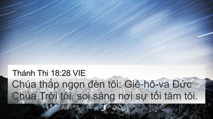Thánh Thi 18:28 VIE Bible Verse Image