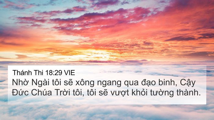 Thánh Thi 18:29 VIE Bible Verse Image