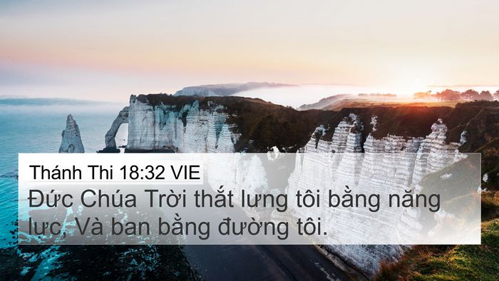 Thánh Thi 18:32 VIE Bible Verse Image