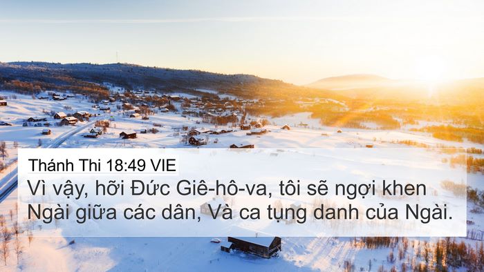 Thánh Thi 18:49 VIE Bible Verse Image