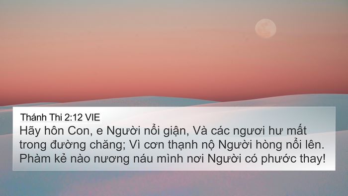 Thánh Thi 2:12 VIE Bible Verse Image