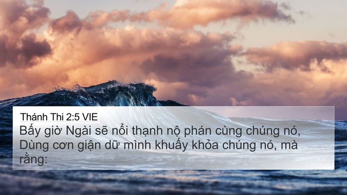Thánh Thi 2:5 VIE Bible Verse Image