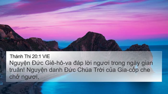 Thánh Thi 20:1 VIE Bible Verse Image