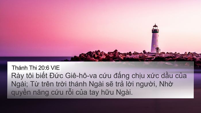 Thánh Thi 20:6 VIE Bible Verse Image