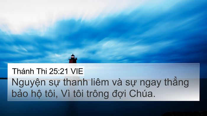 Thánh Thi 25:21 VIE Bible Verse Image