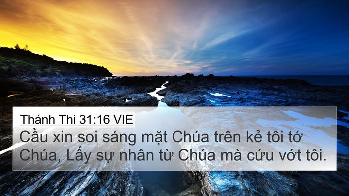 Thánh Thi 31:16 VIE Bible Verse Image