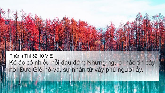 Thánh Thi 32:10 VIE Bible Verse Image