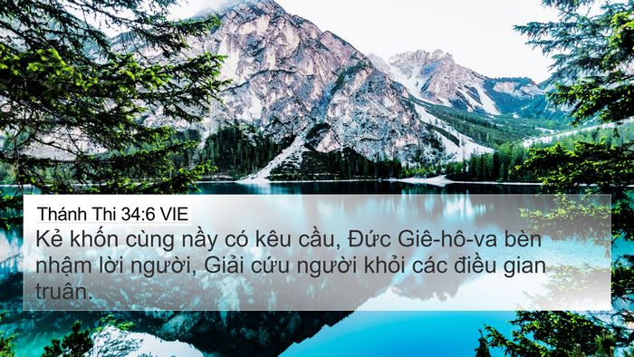 Thánh Thi 34:6 VIE Bible Verse Image