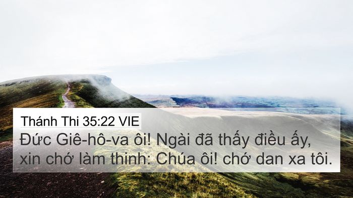 Thánh Thi 35:22 VIE Bible Verse Image