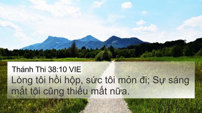 Thánh Thi 38:10 VIE 4K Wallpaper - Lòng tôi hồi hộp, sức tôi mỏn đi; - 4K Wallpaper Bible Verse