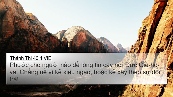 Thánh Thi 40:4 VIE Bible Verse Image