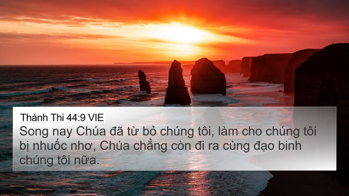 Thánh Thi 44:9 VIE Bible Verse Image