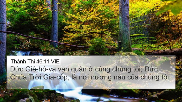 Thánh Thi 46:11 VIE Bible Verse Image