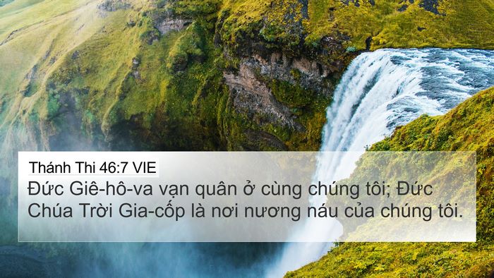Thánh Thi 46:7 VIE Bible Verse Image