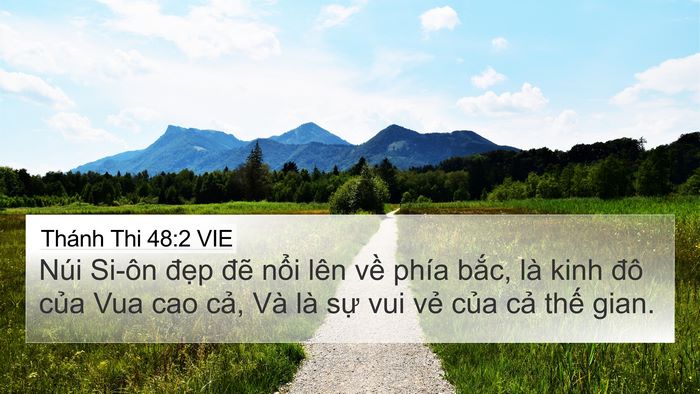 Thánh Thi 48:2 VIE Bible Verse Image