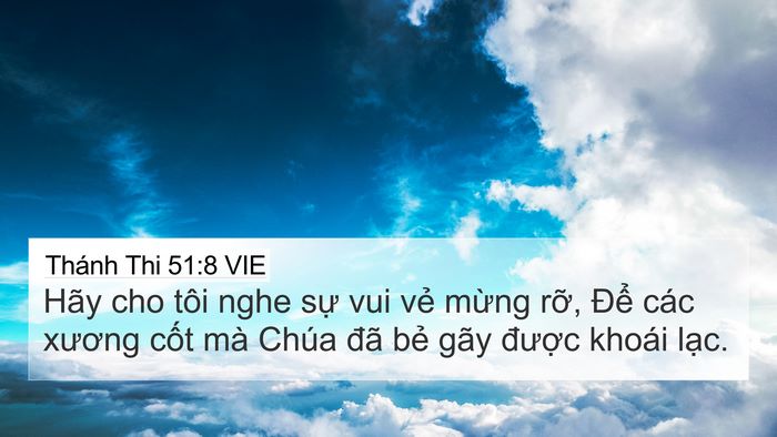 Thánh Thi 51:8 VIE Bible Verse Image
