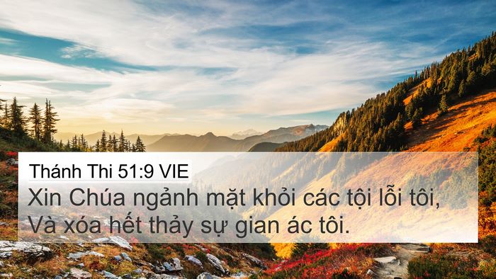 Thánh Thi 51:9 VIE Bible Verse Image