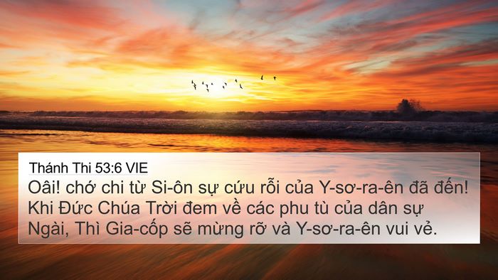 Thánh Thi 53:6 VIE Bible Verse Image