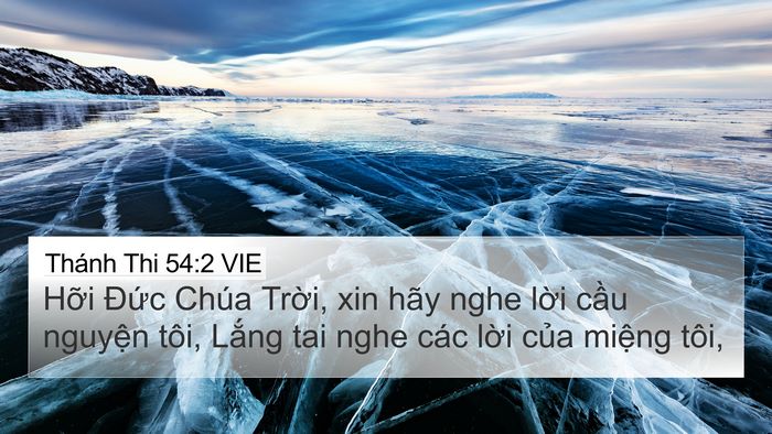 Thánh Thi 54:2 VIE Bible Verse Image