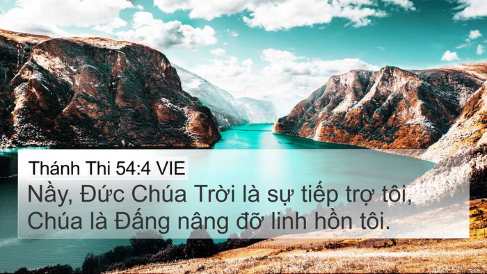 Thánh Thi 54:4 VIE Bible Verse Image