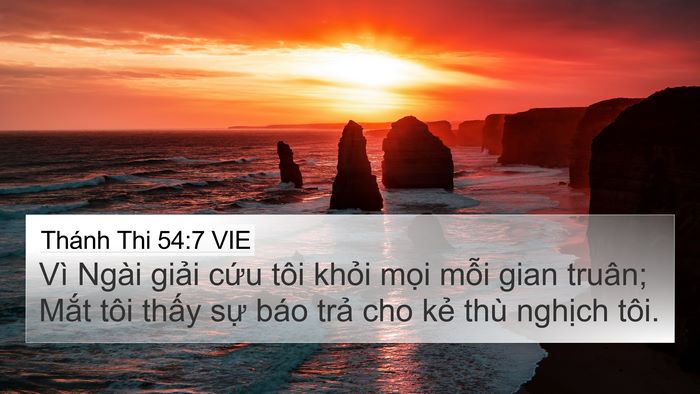 Thánh Thi 54:7 VIE Bible Verse Image
