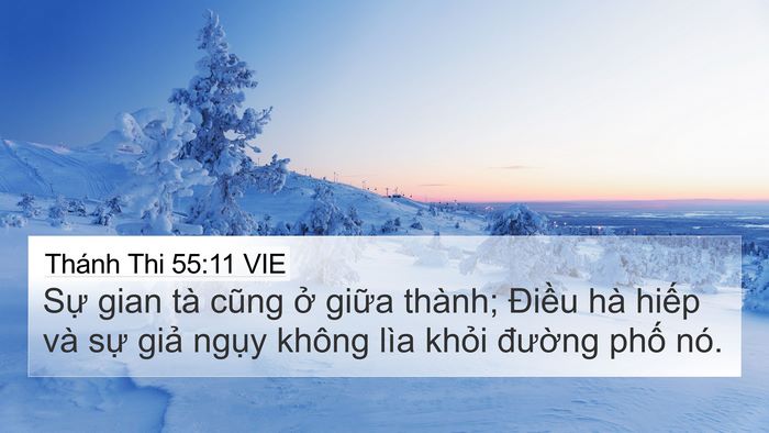 Thánh Thi 55:11 VIE Bible Verse Image