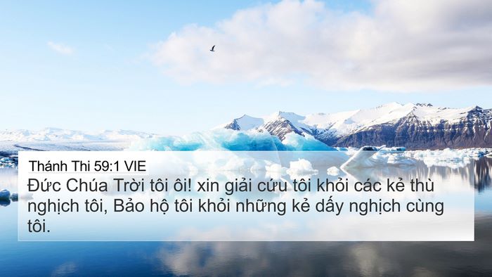 Thánh Thi 59:1 VIE Bible Verse Image