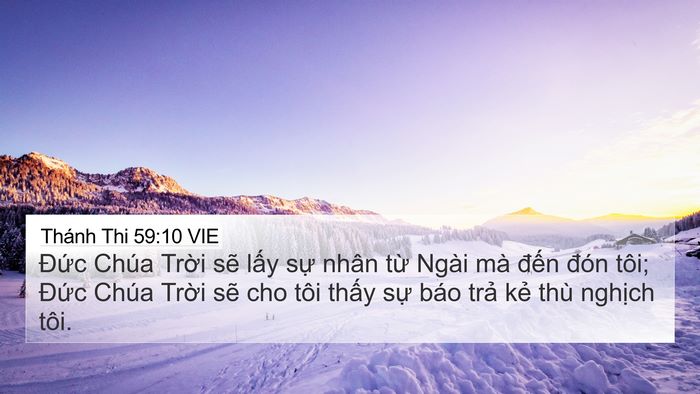Thánh Thi 59:10 VIE Bible Verse Image