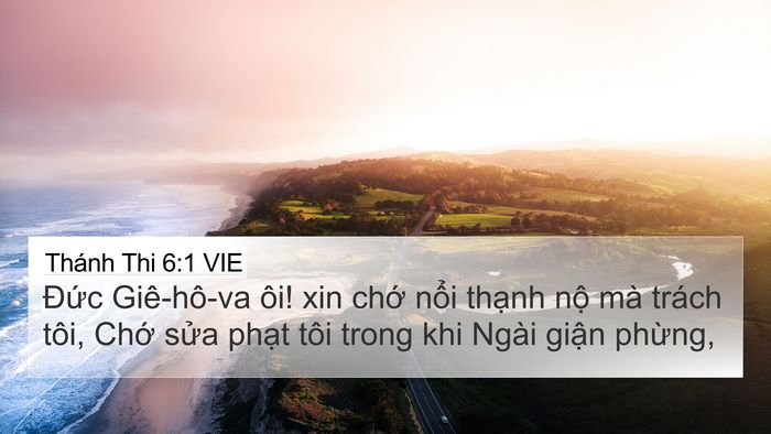 Thánh Thi 6:1 VIE Bible Verse Image