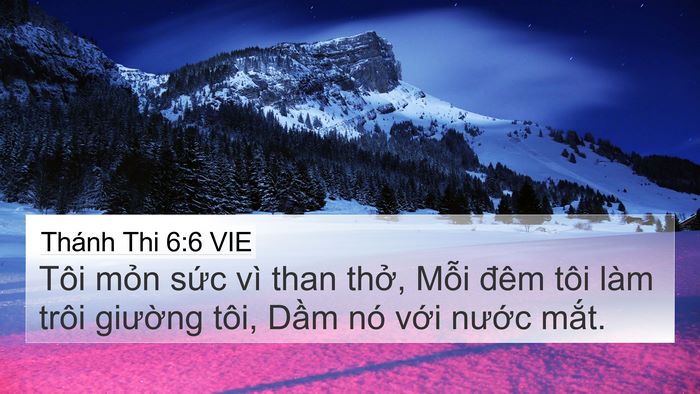 Thánh Thi 6:6 VIE Bible Verse Image