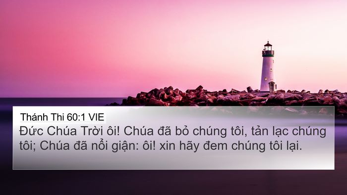 Thánh Thi 60:1 VIE Bible Verse Image