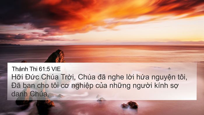 Thánh Thi 61:5 VIE Bible Verse Image