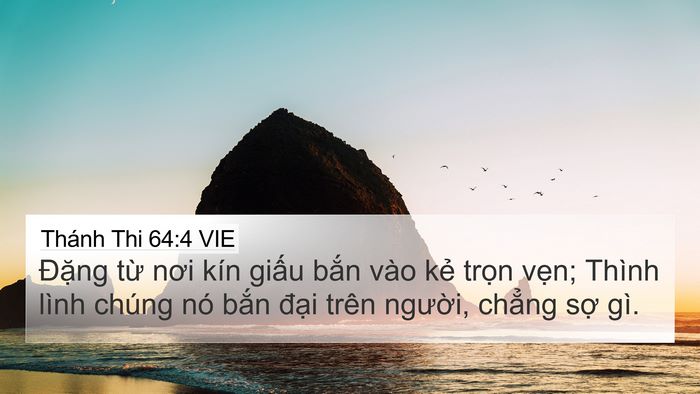 Thánh Thi 64:4 VIE Bible Verse Image