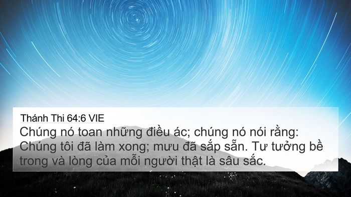 Thánh Thi 64:6 VIE Bible Verse Image