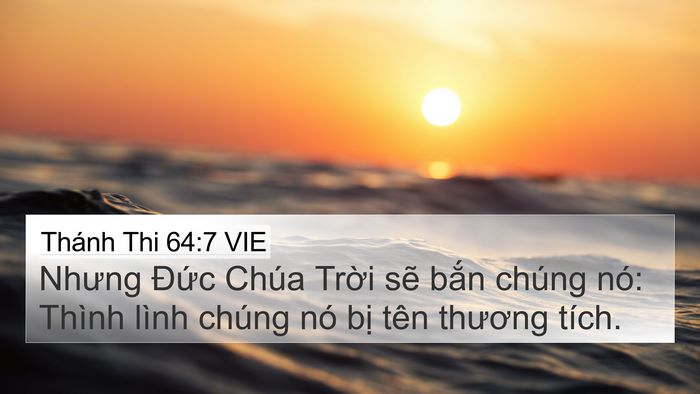 Thánh Thi 64:7 VIE Bible Verse Image