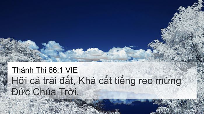 Thánh Thi 66:1 VIE Bible Verse Image