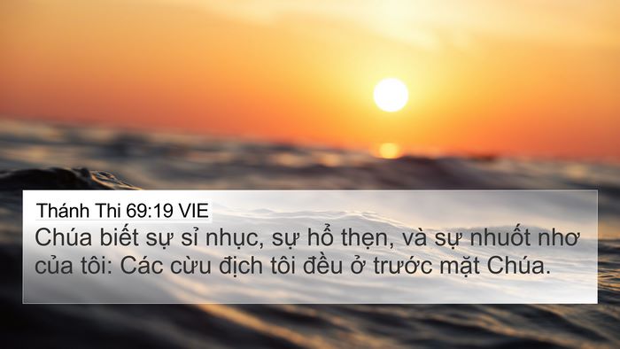 Thánh Thi 69:19 VIE Bible Verse Image