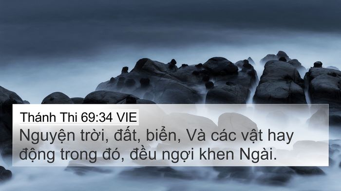 Thánh Thi 69:34 VIE Bible Verse Image