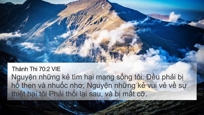Thánh Thi 70:2 VIE Bible Verse Image