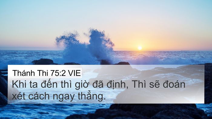 Thánh Thi 75:2 VIE Bible Verse Image