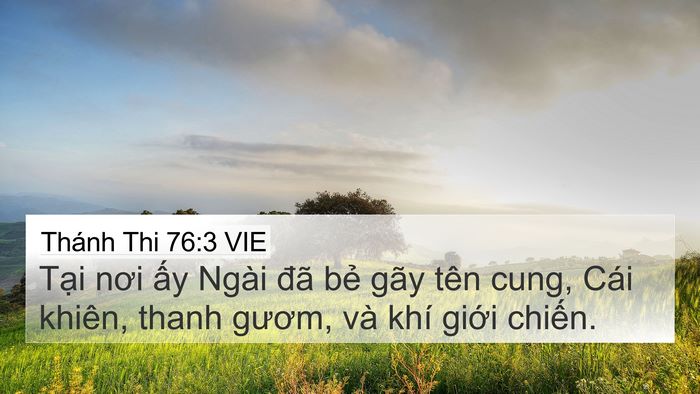Thánh Thi 76:3 VIE Bible Verse Image
