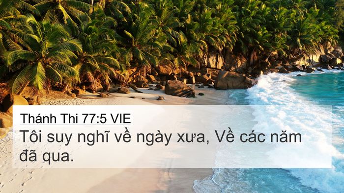 Thánh Thi 77:5 VIE Bible Verse Image