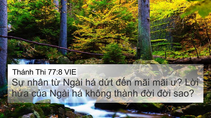Thánh Thi 77:8 VIE Bible Verse Image